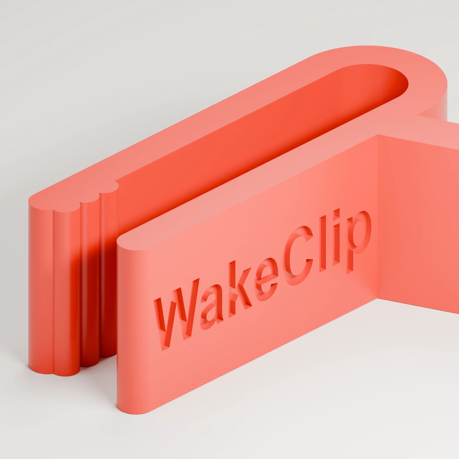 Nahansicht der originalen V40 Rippen und WakeClip-Gravur
